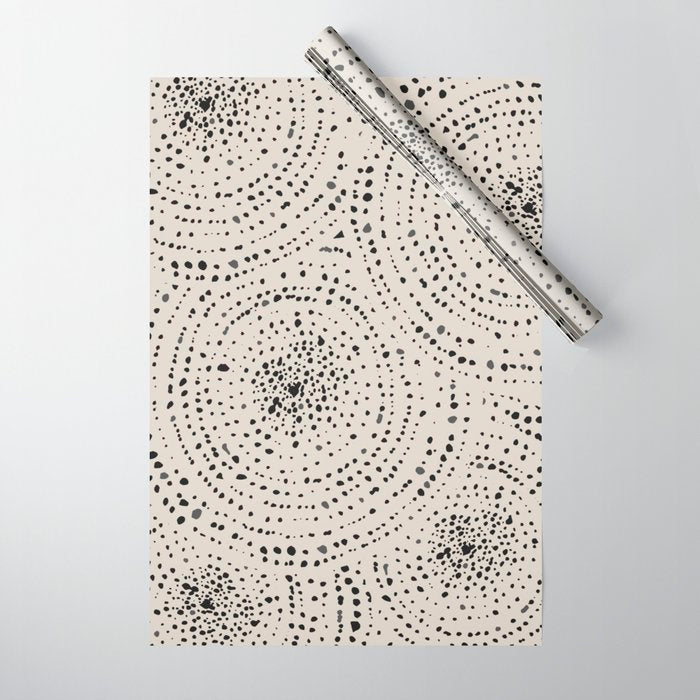 Boho Pattern Minimalistic Decor Wrapping Paper Gallery Image 1