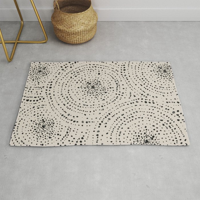 Boho Pattern Minimalistic Decor Rug Gallery Image 1