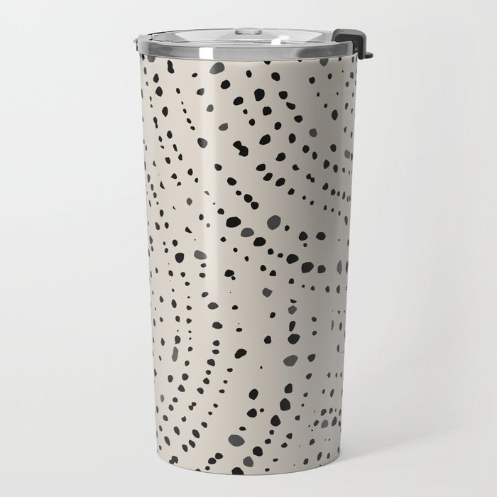 Boho Pattern Minimalistic Decor Travel Mug Gallery Image 2