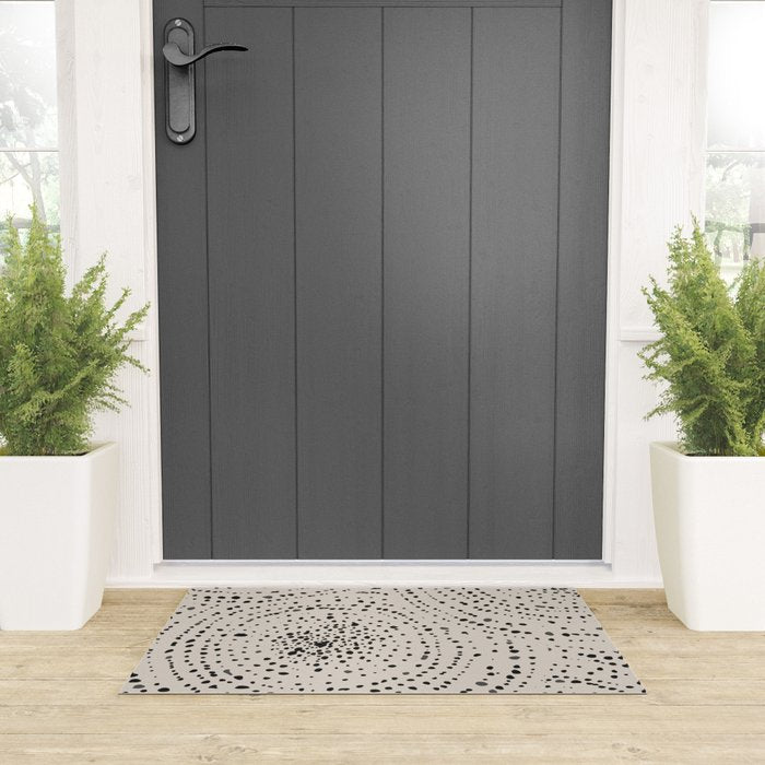 Boho Pattern Minimalistic Decor Welcome Mat Gallery Image 3