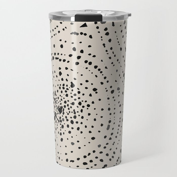 Boho Pattern Minimalistic Decor Travel Mug Gallery Image 1