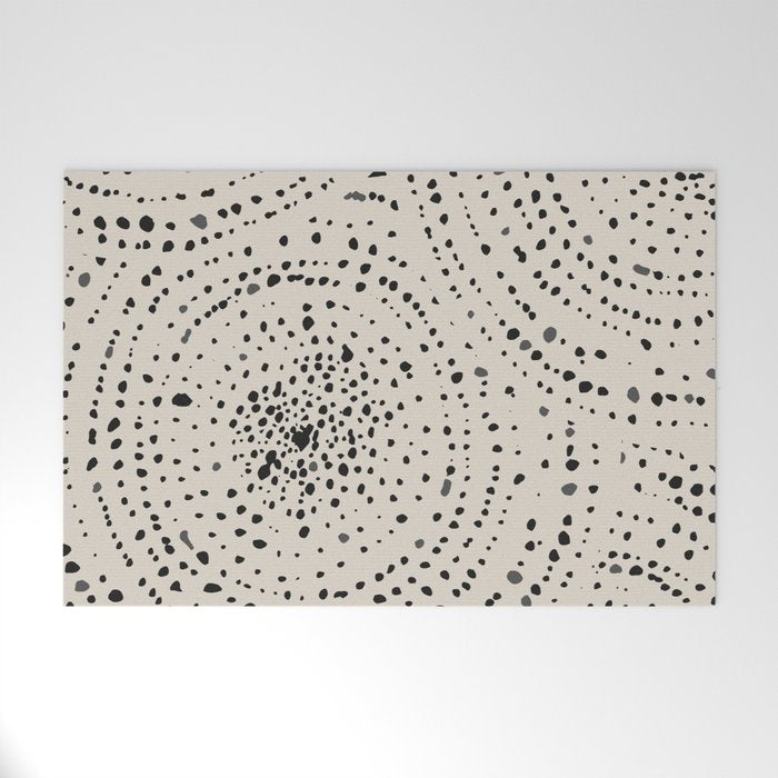 Boho Pattern Minimalistic Decor Welcome Mat Gallery Image 1