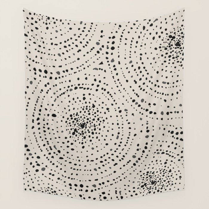 Boho Pattern Minimalistic Decor Wall Tapestry Gallery Image 4