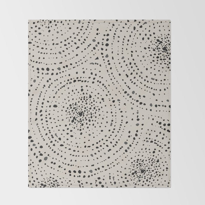 Boho Pattern Minimalistic Decor Throw Blanket Gallery Image 2