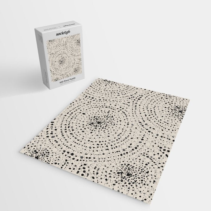 Boho Pattern Minimalistic Decor Jigsaw Puzzle Gallery Image 2
