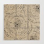 Boho Pattern Minimalistic Decor Wood Wall Art Gallery Image 1