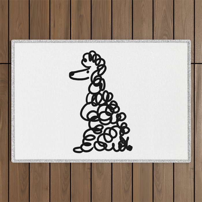 Poodle Outdoor Rug Gallery Image 1