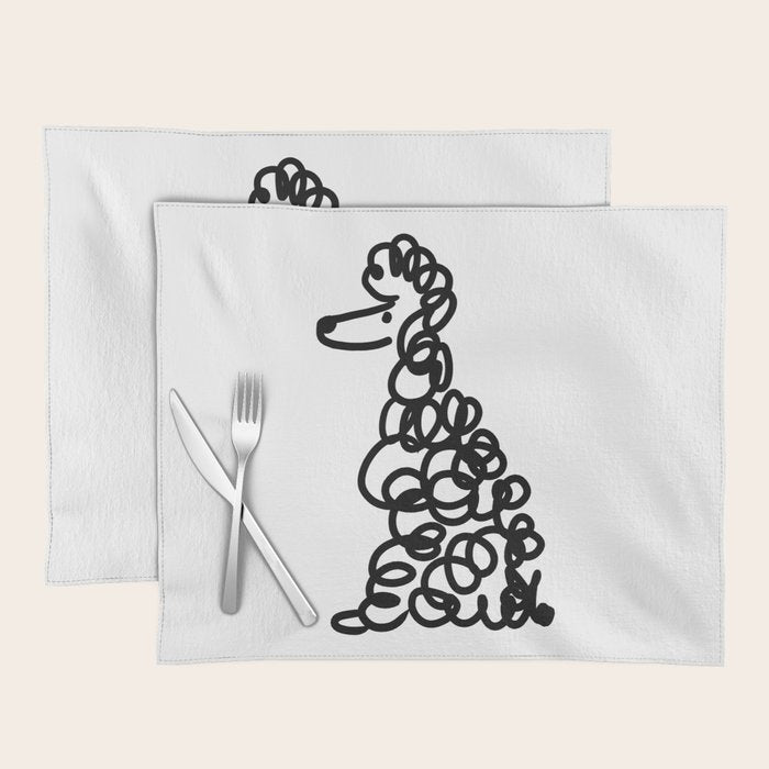 Poodle Placemat Gallery Image 1