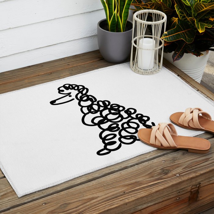 Poodle Outdoor Rug Gallery Image 2