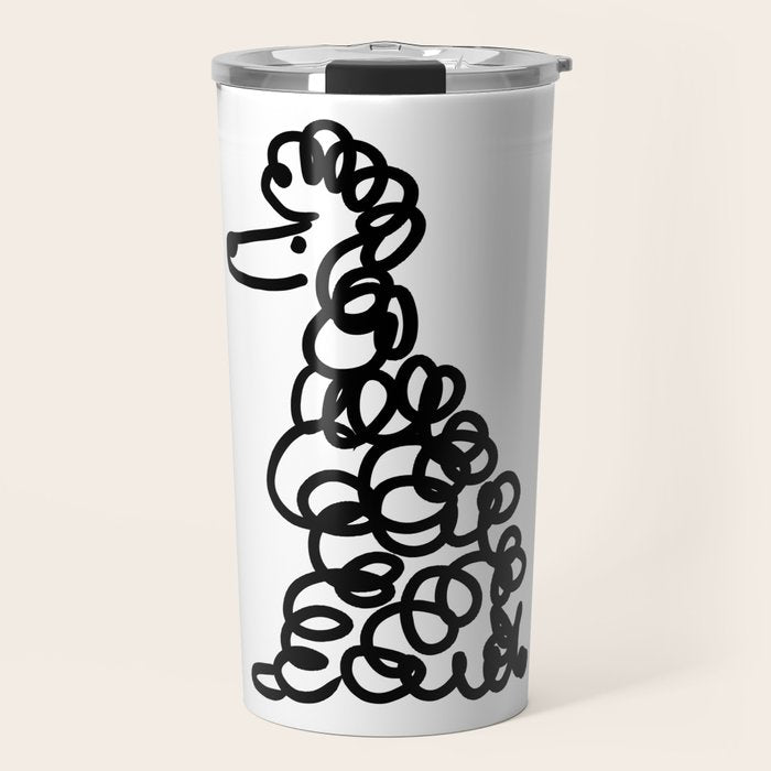 Poodle Travel Mug Gallery Image 1