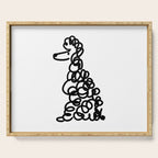 Poodle Serving Tray Gallery Image 1
