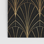 Art Deco Waterfalls // Black Luxe Poster Gallery Image 3