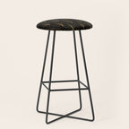 Art Deco Waterfalls // Black Luxe Stool Gallery Image 1
