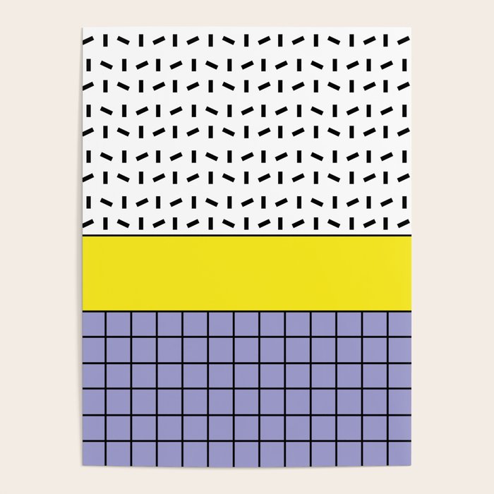 Memphis Pattern 30 / 80s - 90s Retro Poster Gallery Image 4