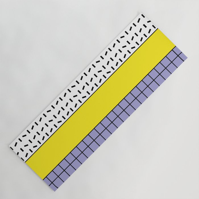 Memphis Pattern 30 / 80s - 90s Retro Yoga Mat Gallery Image 1