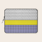 Memphis Pattern 30 / 80s - 90s Retro Laptop Sleeve Gallery Image 1