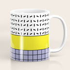 Memphis Pattern 30 / 80s - 90s Retro Coffee Mug Gallery Image 1