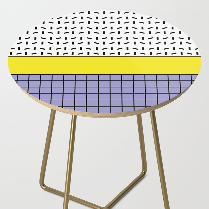 Memphis Pattern 30 / 80s - 90s Retro Side Table Gallery Image 2