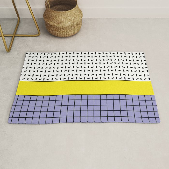 Memphis Pattern 30 / 80s - 90s Retro Rug Gallery Image 1