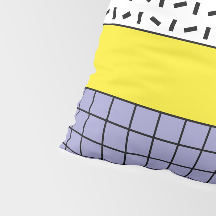 Memphis Pattern 30 / 80s - 90s Retro Pillow Sham Gallery Image 4