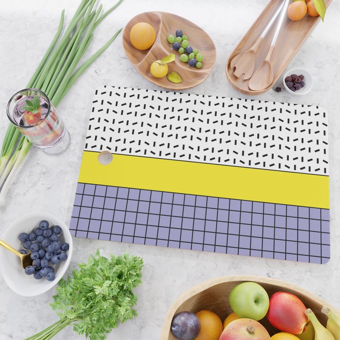 Memphis Pattern 30 / 80s - 90s Retro Cutting Board Gallery Image 2