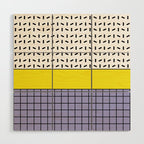 Memphis Pattern 30 / 80s - 90s Retro Wood Wall Art Gallery Image 1