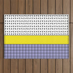 Memphis Pattern 30 / 80s - 90s Retro Outdoor Rug Gallery Image 1