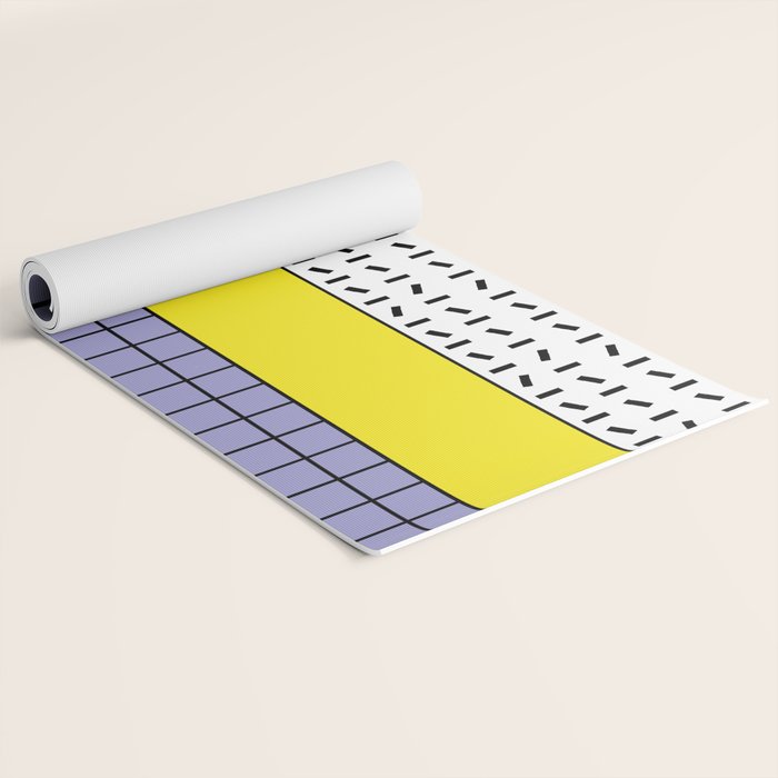Memphis Pattern 30 / 80s - 90s Retro Yoga Mat Gallery Image 2