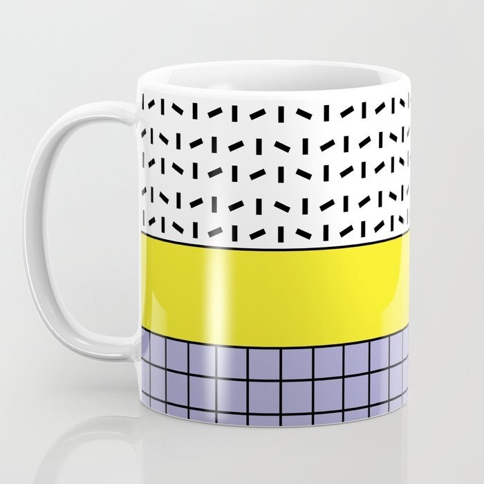 Memphis Pattern 30 / 80s - 90s Retro Coffee Mug Gallery Image 3