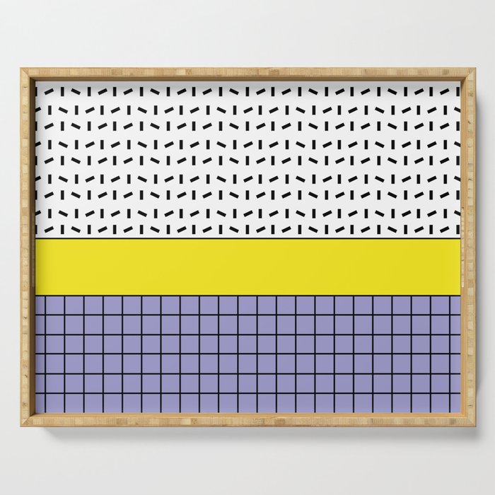 Memphis Pattern 30 / 80s - 90s Retro Serving Tray Gallery Image 1