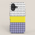 Memphis Pattern 30 / 80s - 90s Retro iPhone Case Gallery Image 1