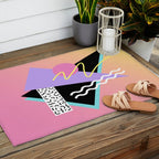 Memphis pattern 95 - 80s / 90s Retro Outdoor Rug Gallery Image 2