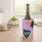 Memphis pattern 95 - 80s / 90s Retro Wine Chiller Gallery Image 4