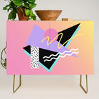 Memphis pattern 95 - 80s / 90s Retro Credenza Gallery Image 1