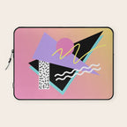 Memphis pattern 95 - 80s / 90s Retro Laptop Sleeve Gallery Image 1