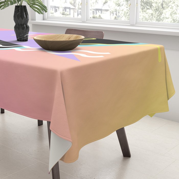 Memphis pattern 95 - 80s / 90s Retro Tablecloth Gallery Image 3