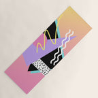 Memphis pattern 95 - 80s / 90s Retro Yoga Mat Gallery Image 1