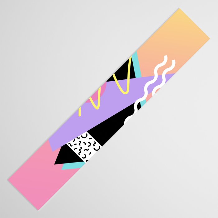 Memphis pattern 95 - 80s / 90s Retro Table Runner Gallery Image 3