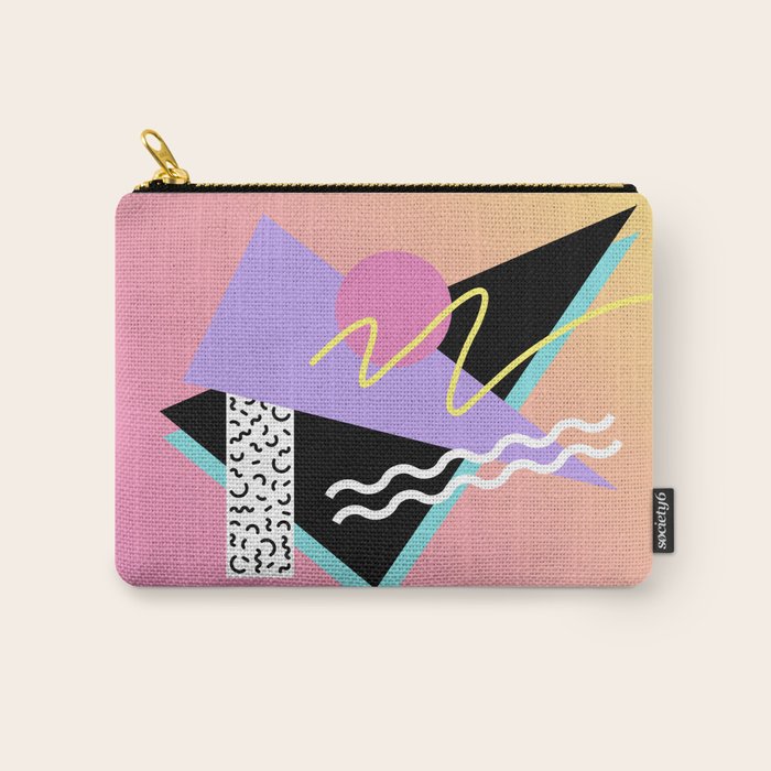 Memphis pattern 95 - 80s / 90s Retro Carry All Pouch Gallery Image 1