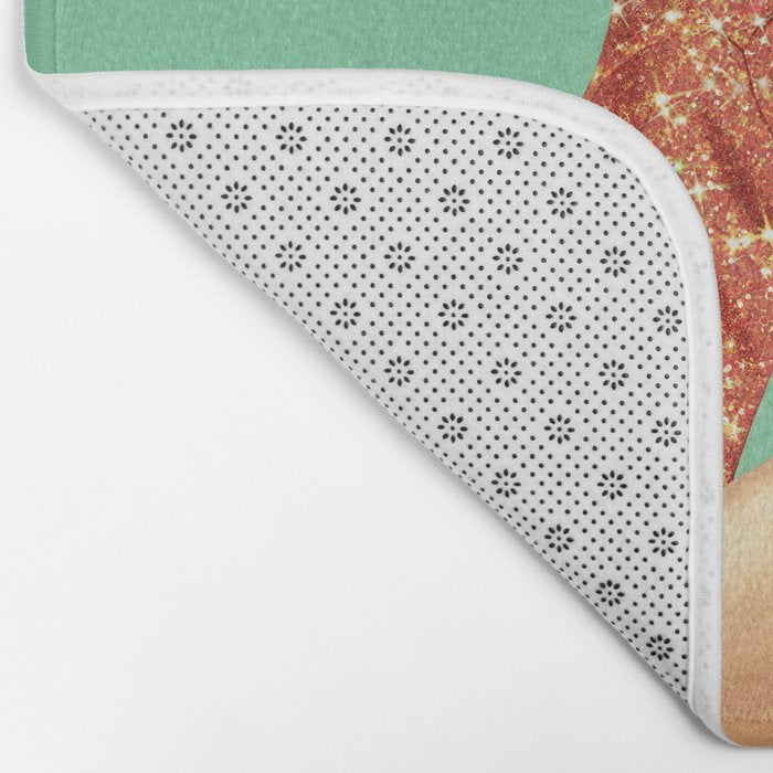 These Boots - Glitter Showgirl Orange Bath Mat Gallery Image 2