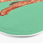 These Boots - Glitter Showgirl Orange Bath Mat Gallery Image 3