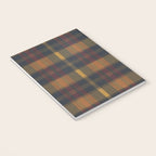 Warm Earthy Plaid Pattern Notebook Gallery Image 3