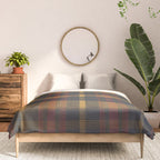 Warm Earthy Plaid Pattern Comforter Gallery Image 3