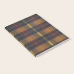 Warm Earthy Plaid Pattern Notebook Gallery Image 2