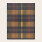 Warm Earthy Plaid Pattern Notebook Gallery Image 4