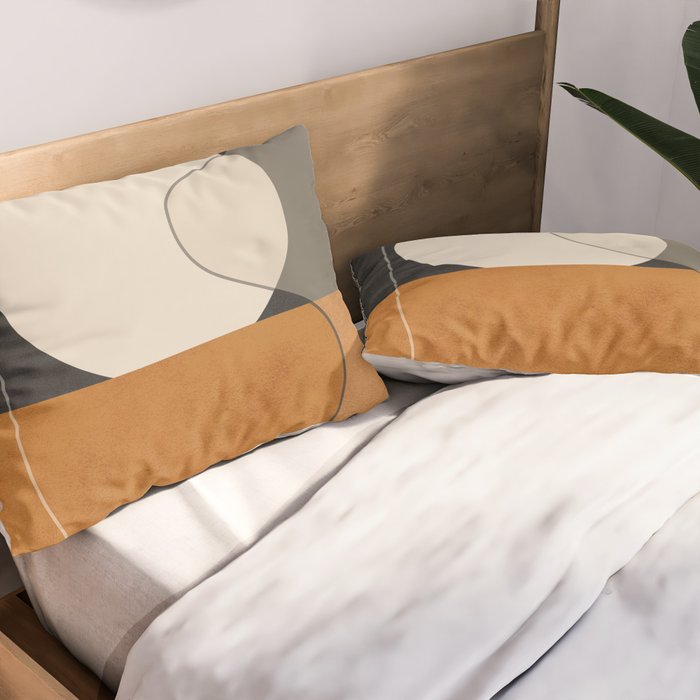 Abstract Minimal Shapes 129 Pillow Sham Gallery Image 2