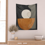 Abstract Minimal Shapes 129 Wall Tapestry Gallery Image 2