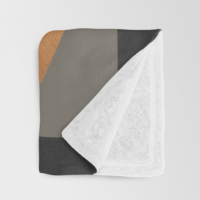 Abstract Minimal Shapes 129 Throw Blanket Gallery Image 3