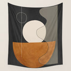Abstract Minimal Shapes 129 Wall Tapestry Gallery Image 4