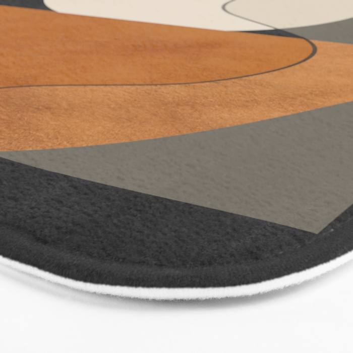 Abstract Minimal Shapes 129 Bath Mat Gallery Image 3